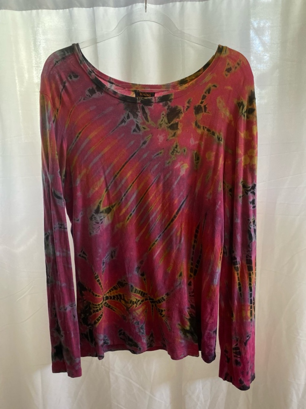 Long Sleeve Tie Dye Top